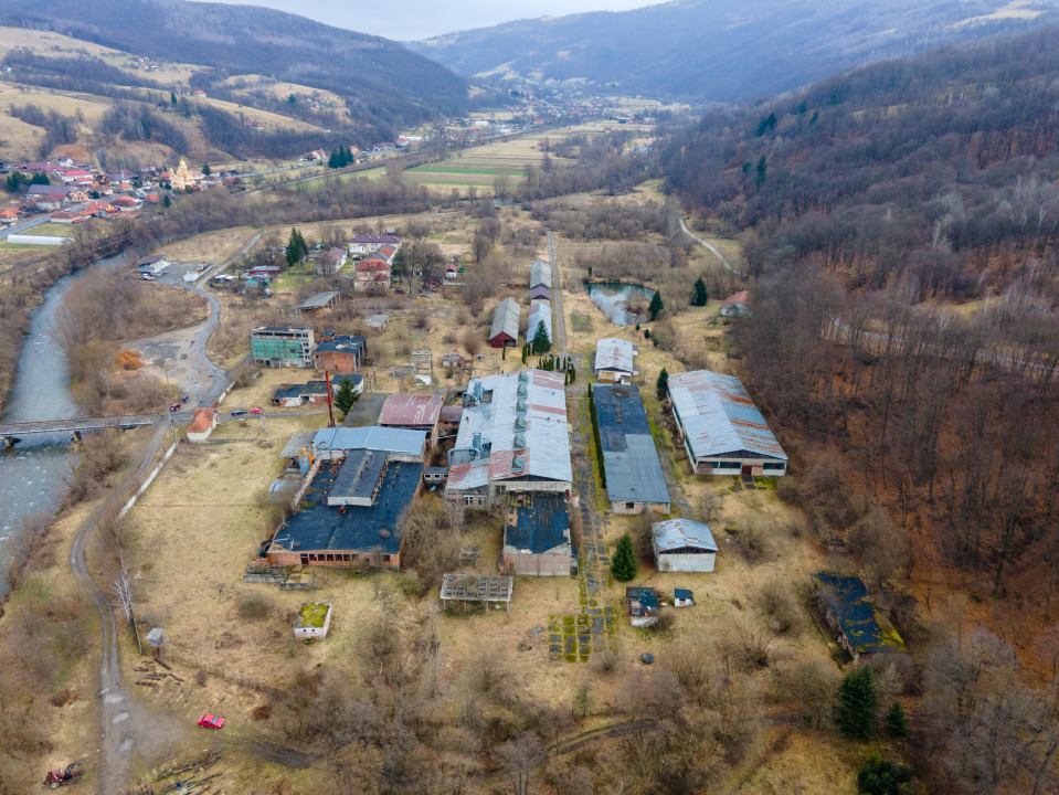 Teren și spații industriale, com. Negreni, sat Bucea, jud. Cluj