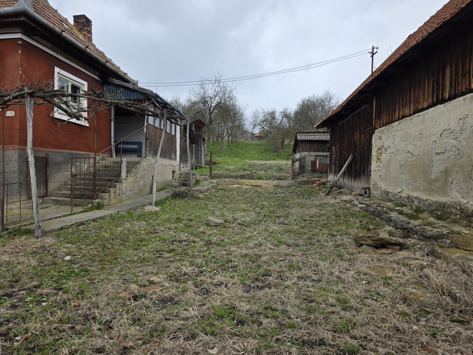 Casă + anexe gospodărești pe teren generos în Rediu, com. Aiton, jud. Cluj