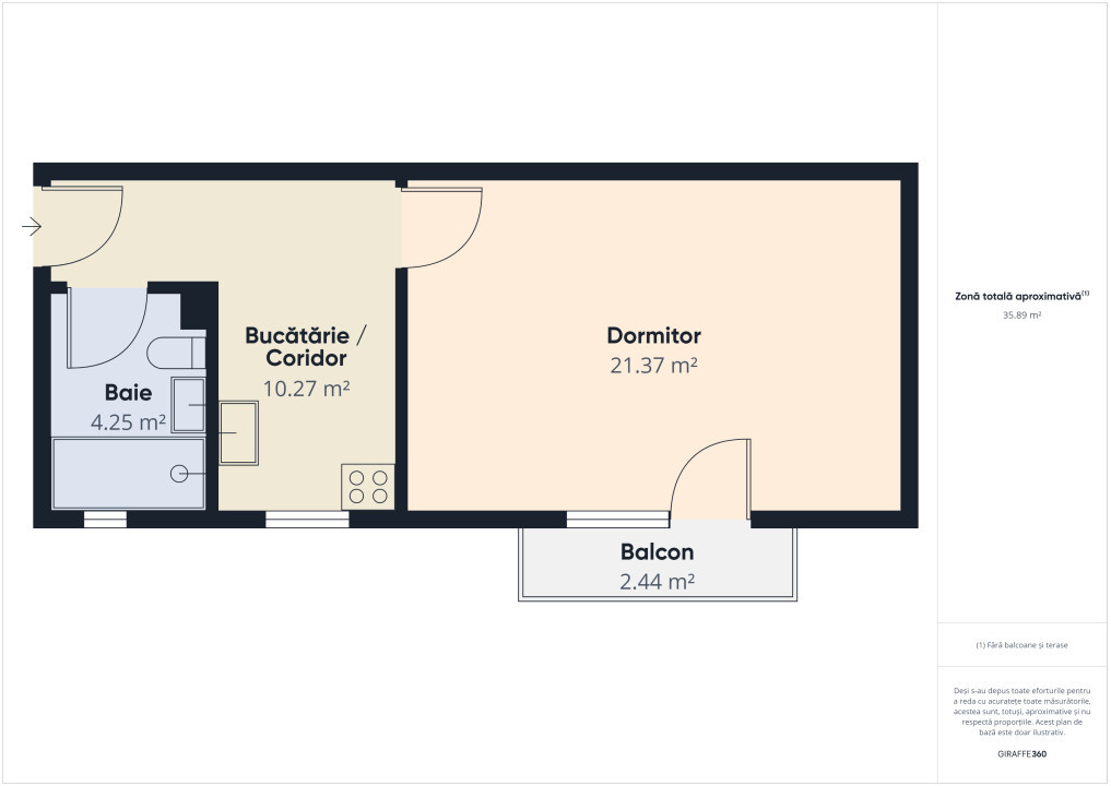 Pet Friendly - Apartament 1 cameră, str. Frunzișului, Mănăștur, Cluj-Napoca